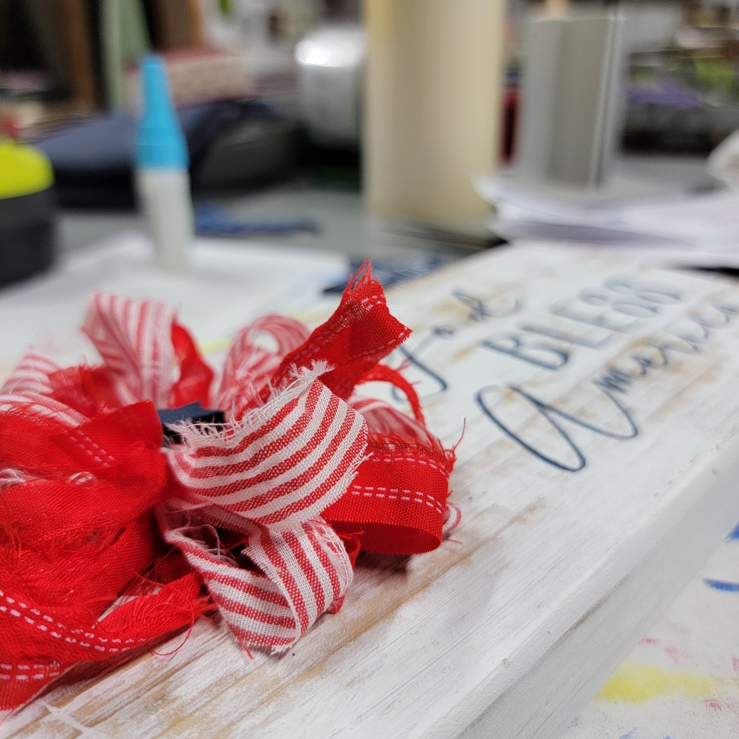 God Bless America - Patriotic Shelf Sitter