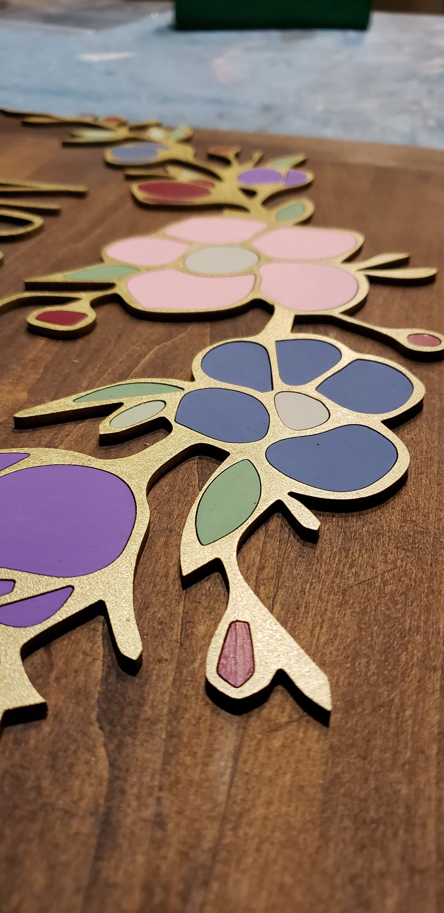 The "Laken" Round Name Sign