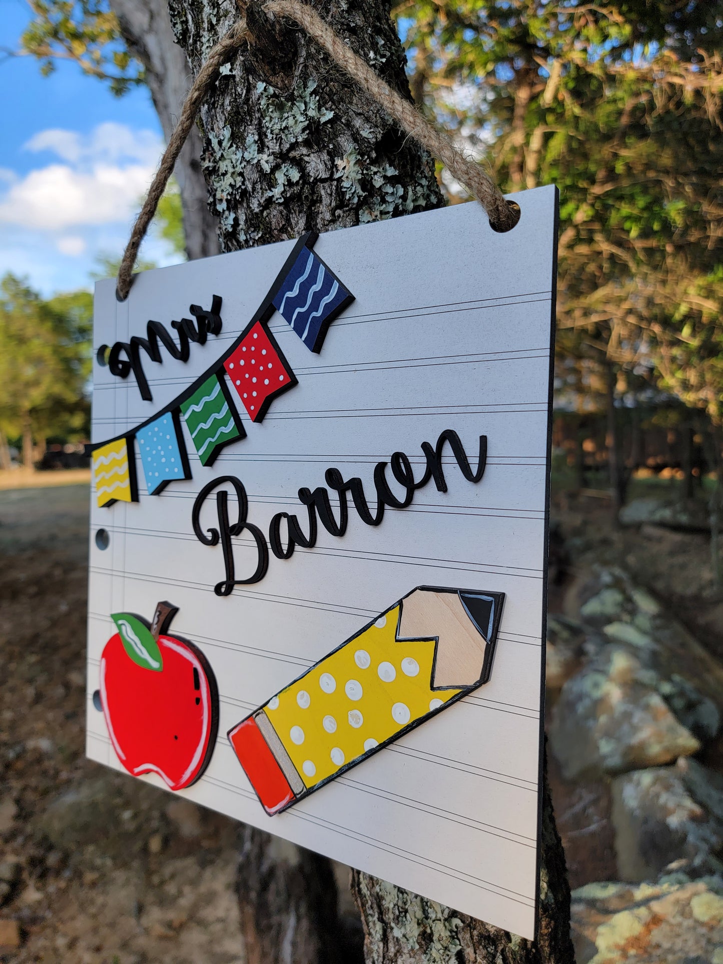 Banners, Apples and Pencils - Oh My!