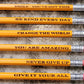 #2 Ticonderoga Engraved Pencils