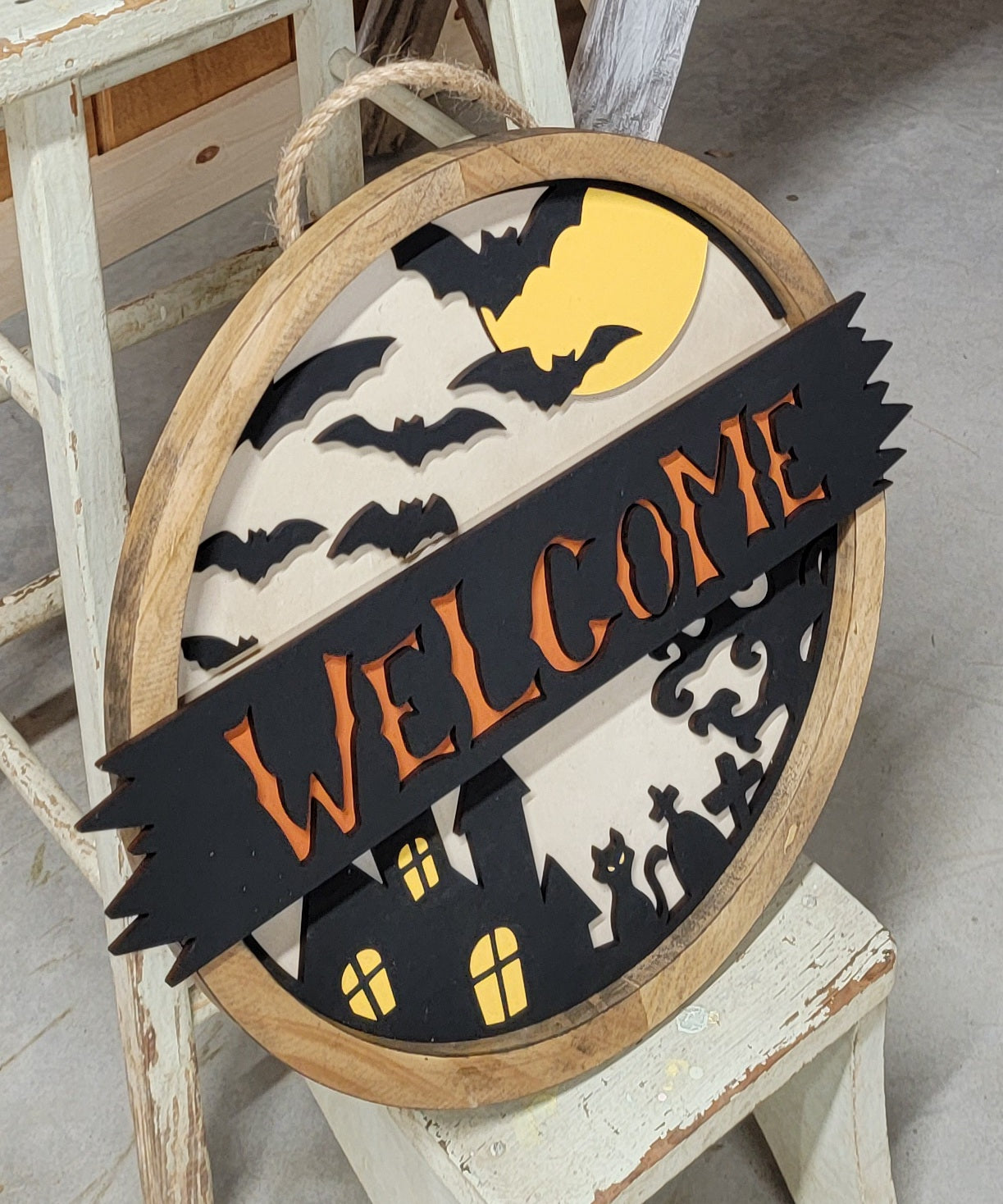 Halloween Welcome Sign