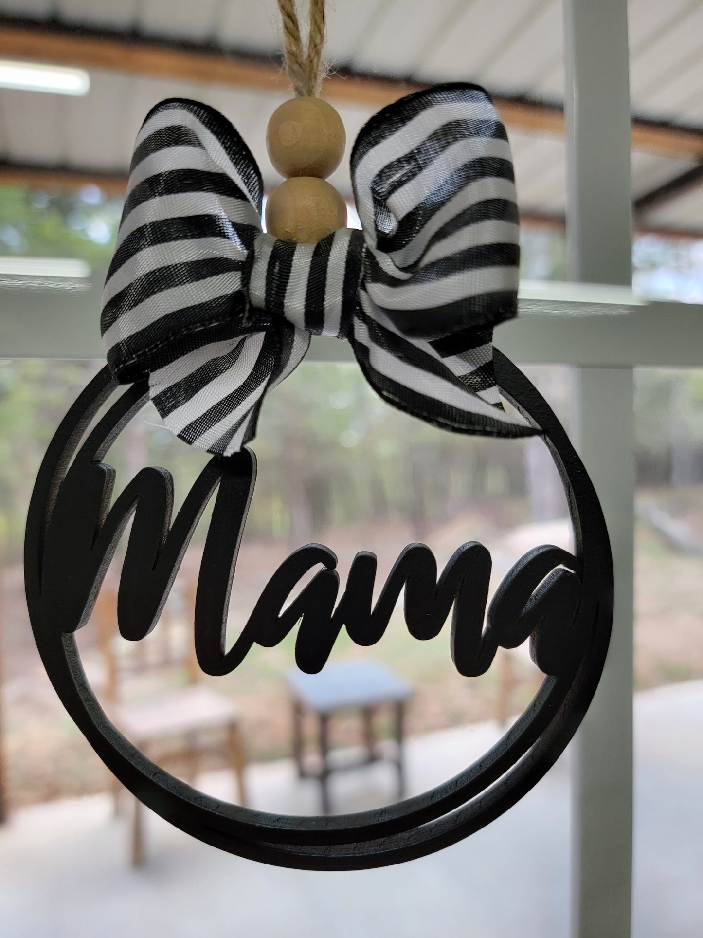 Mama Rearview Mirror Charm/Decor