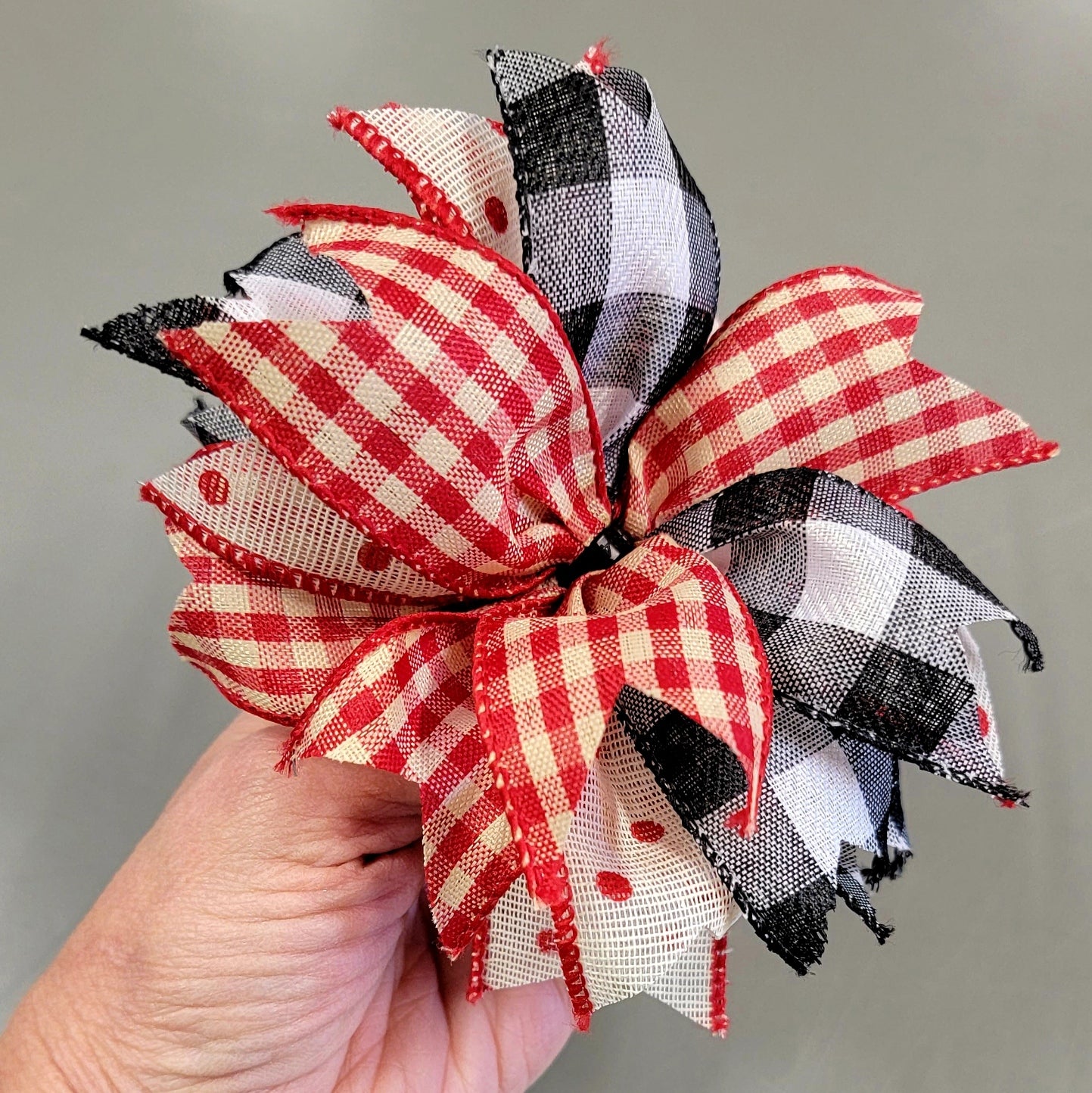 Black & White Heart with Red 3D Love