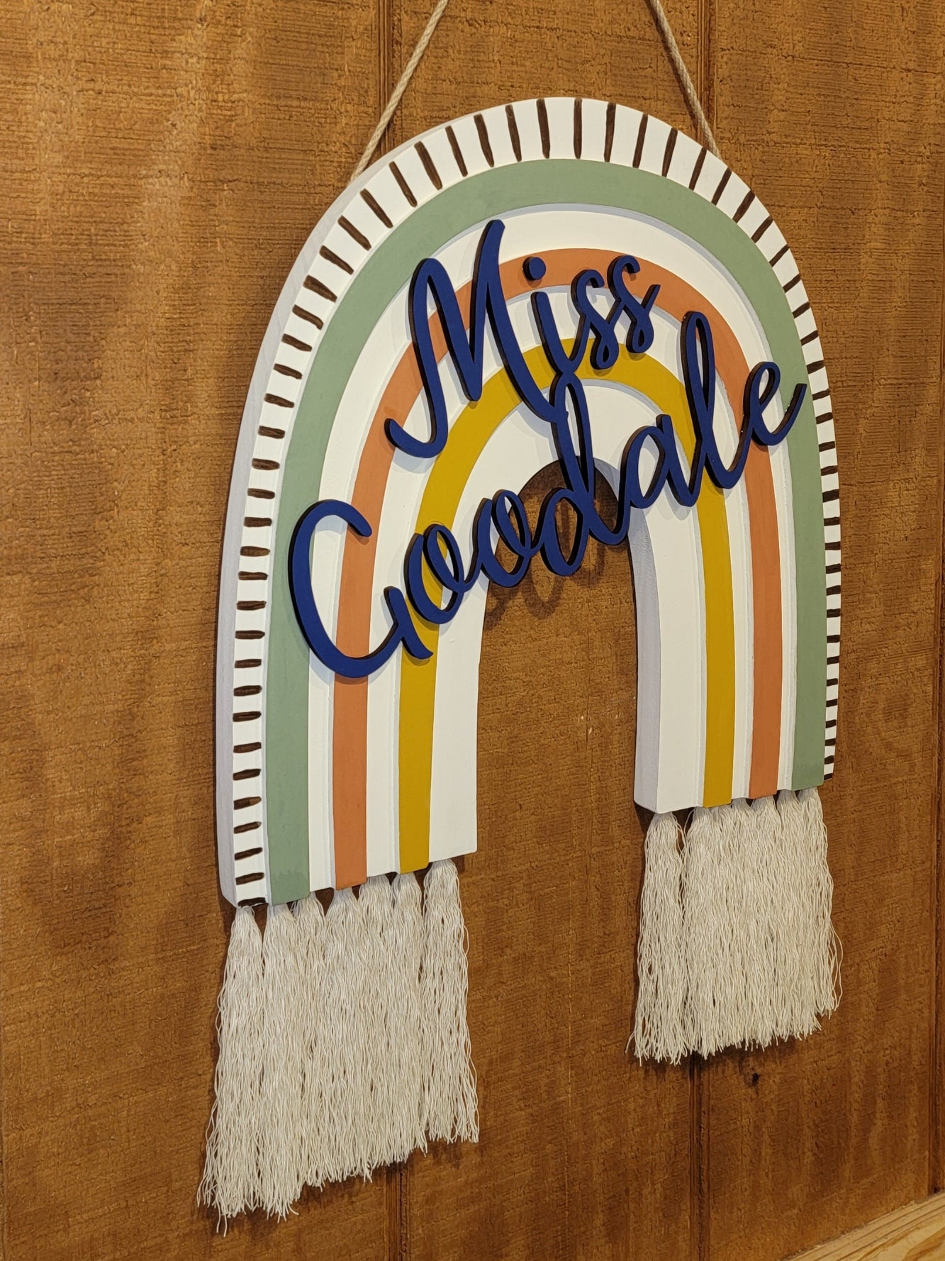 Boho Rainbow w/Wording