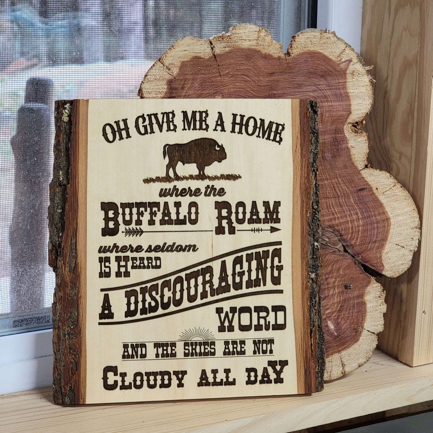 Home on the Range Engraving