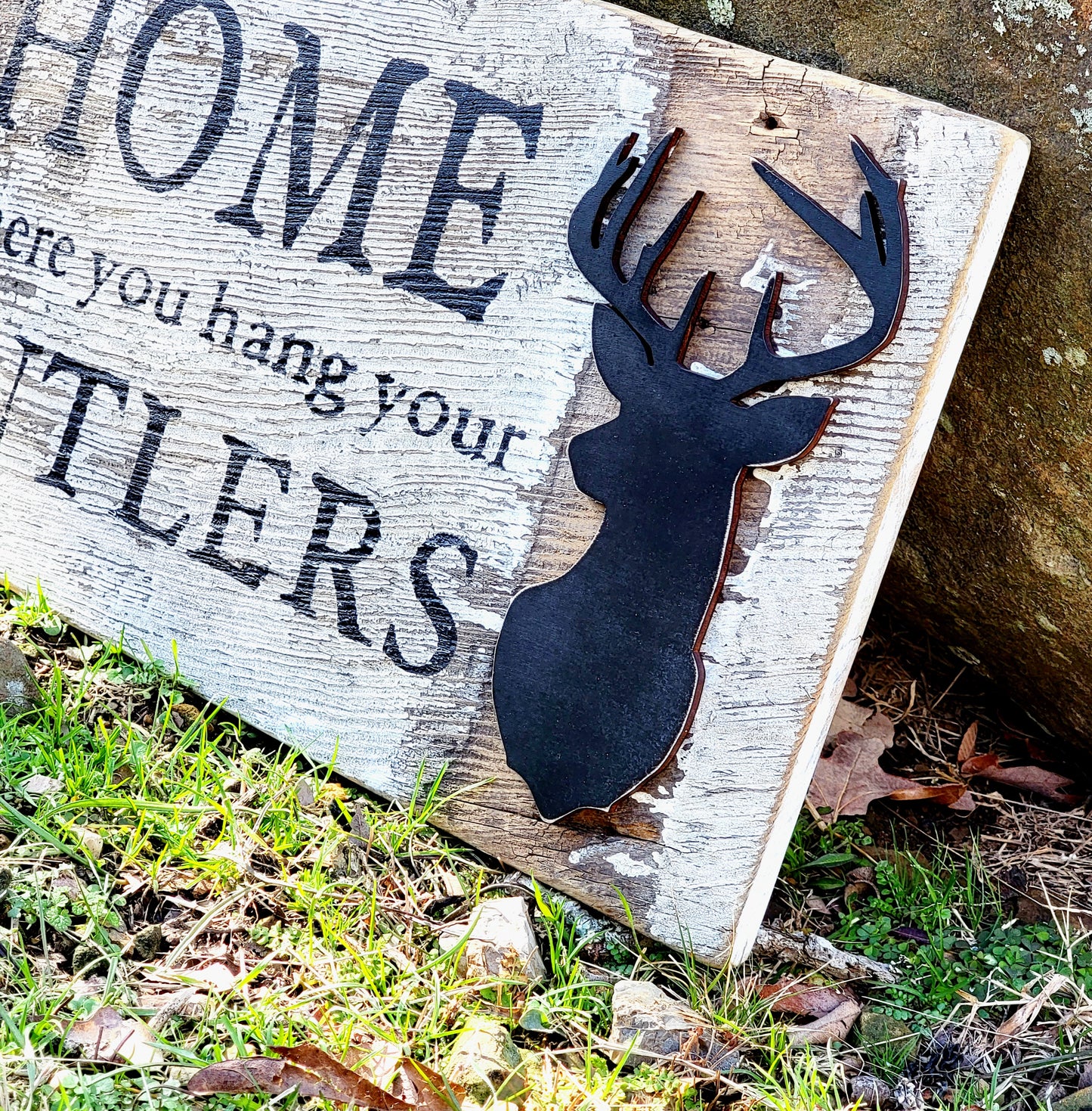 Reclaimed Home Is Where Antlers