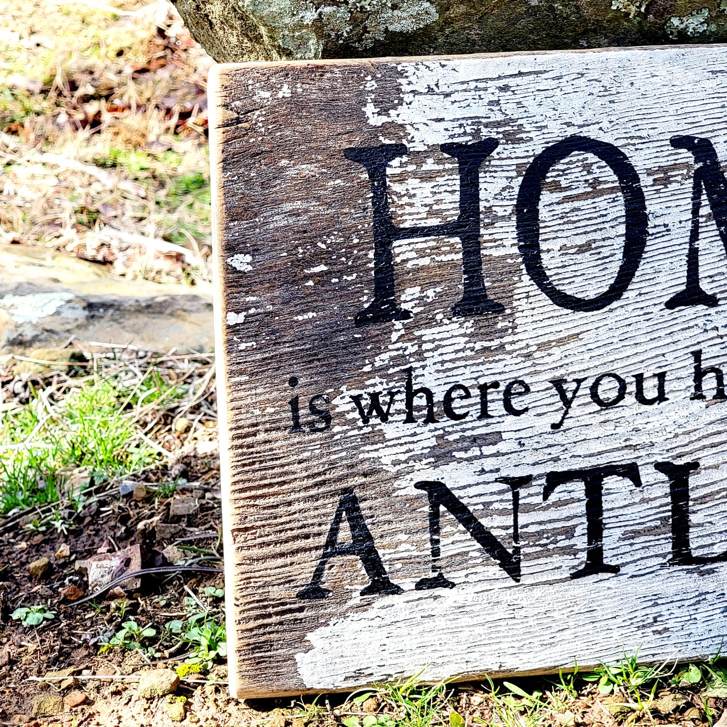 Reclaimed Home Is Where Antlers