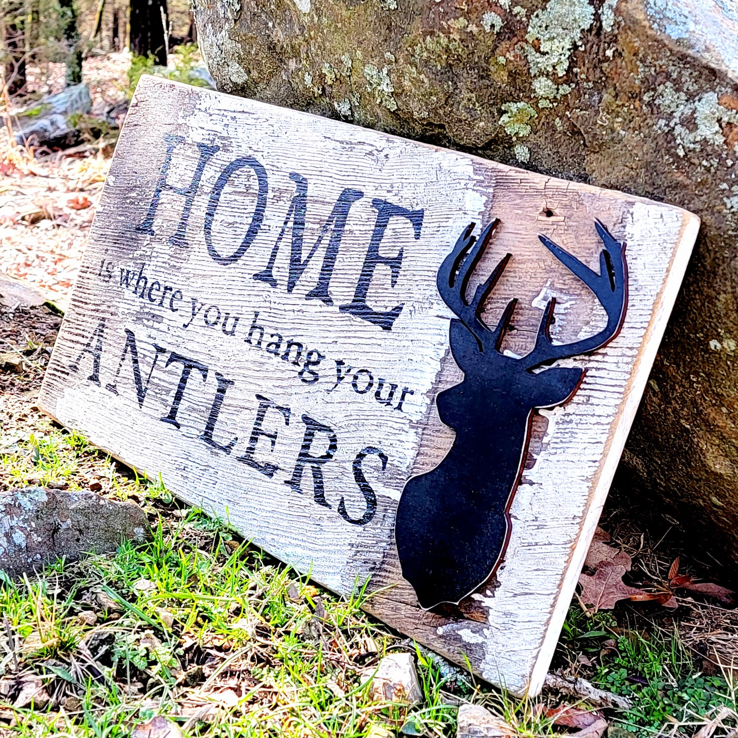 Reclaimed Home Is Where Antlers