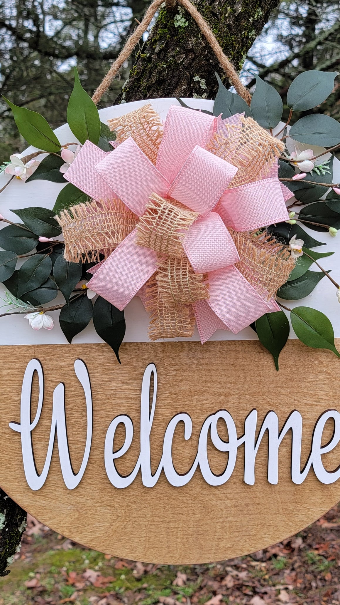 Pretty in Pink Welcome Round