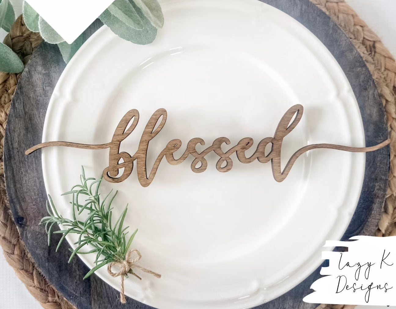 Thanksgiving Place Setting Words