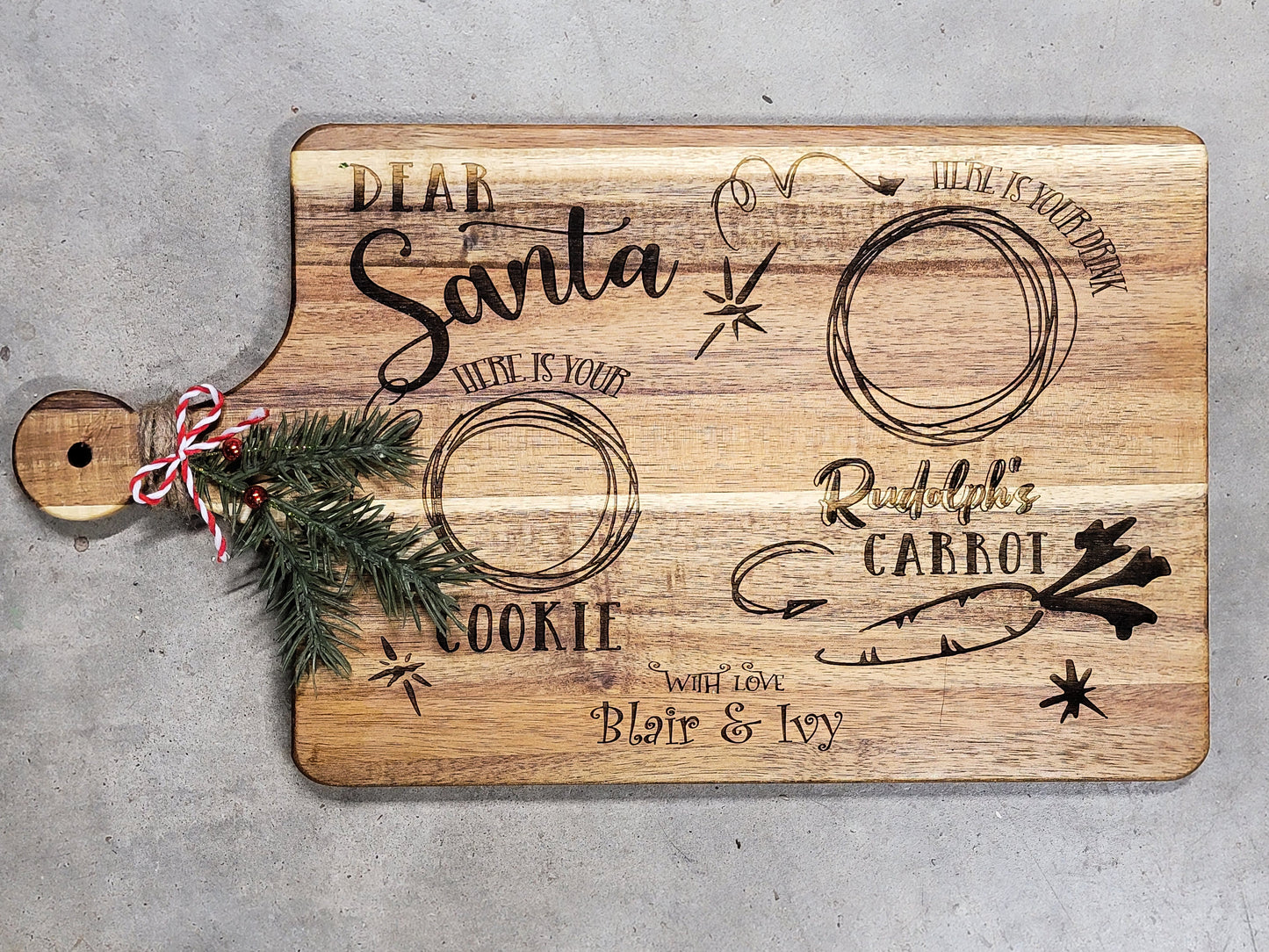 Santa Snack Tray