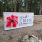 God Bless America - Patriotic Shelf Sitter
