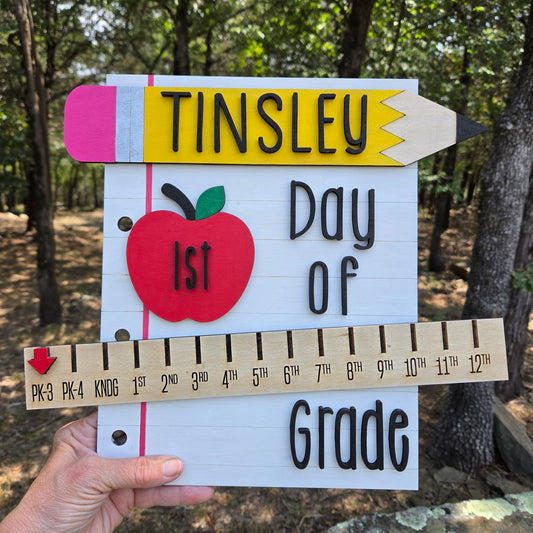 Back To School Sign