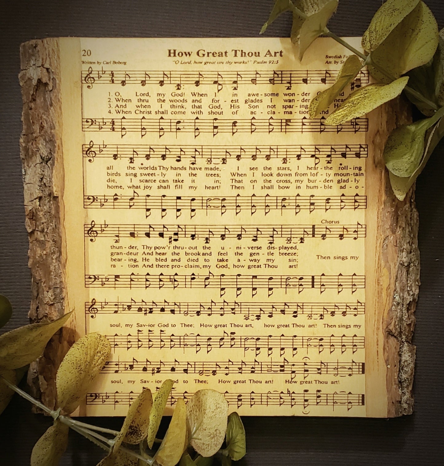 Engraved Hymns, Wedding Songs or Just a Favorite Tune