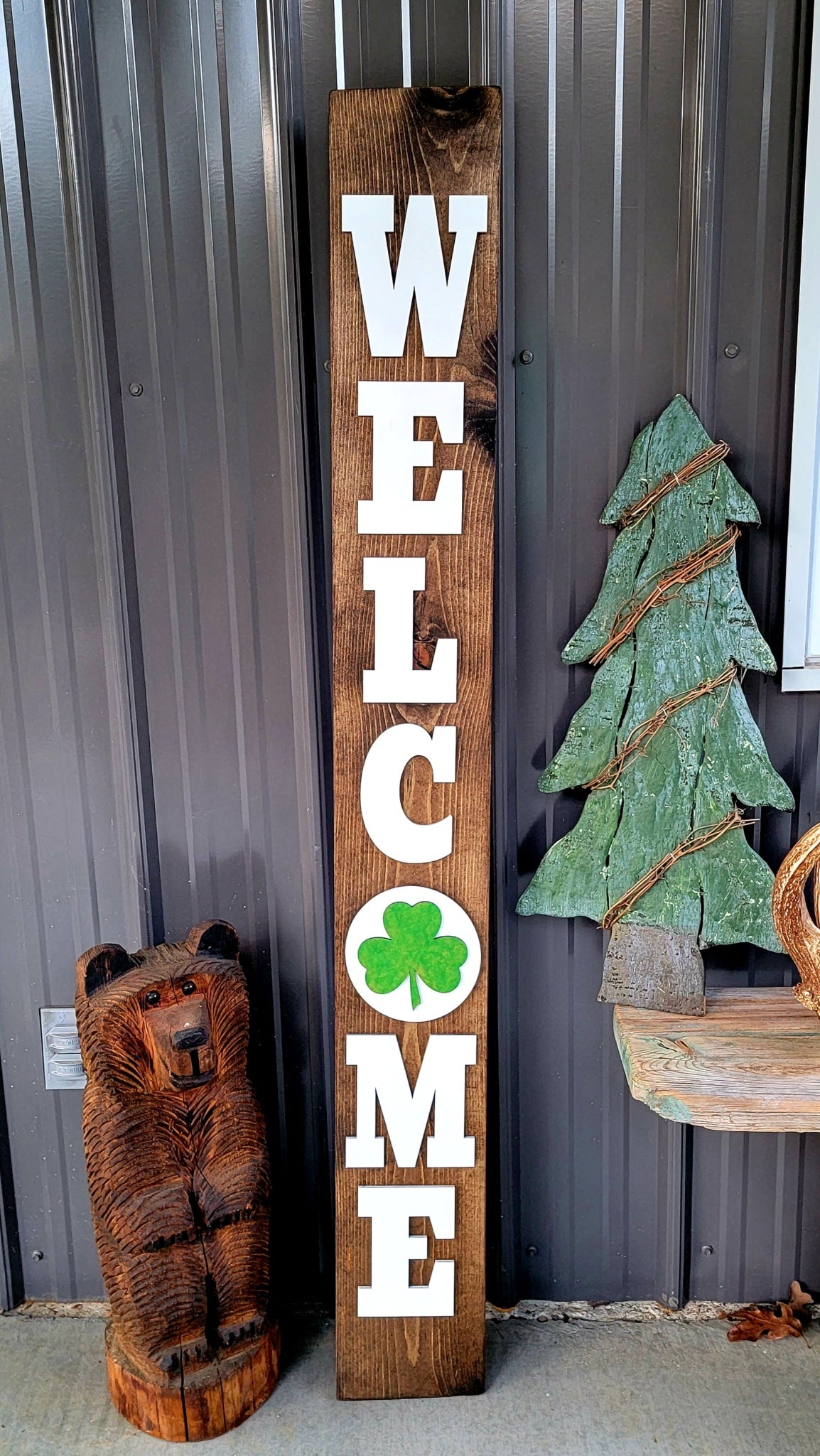 Interchangeable Welcome Sign
