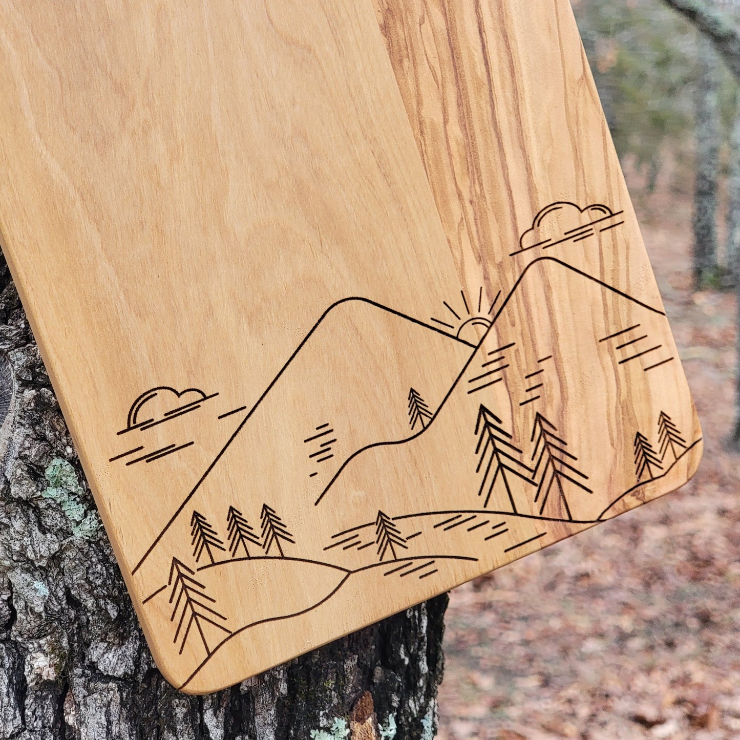 Mountain View Acacia Wood Serving Board