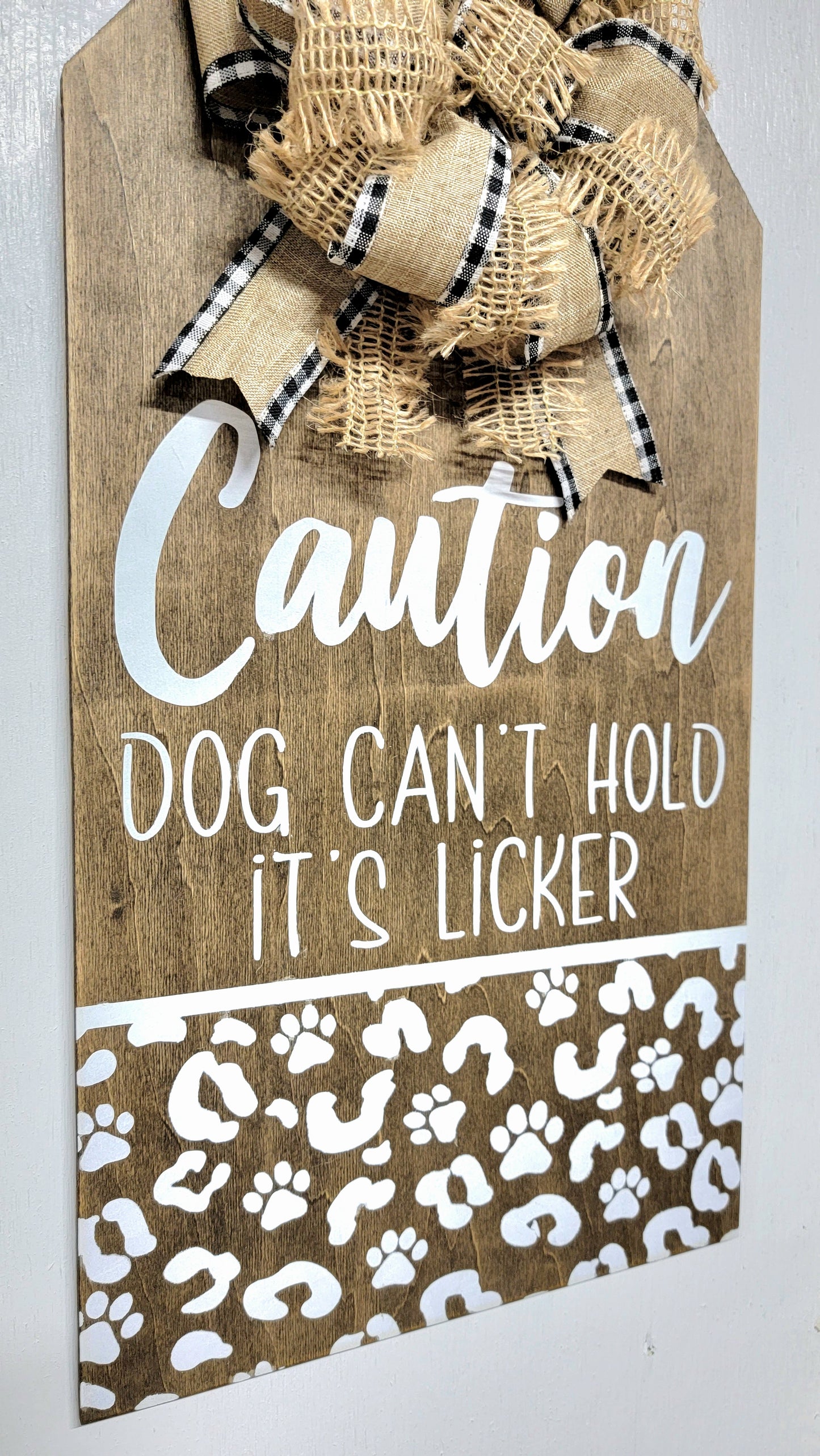 Dog Can't Hold Licker