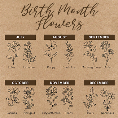 Birth Month Flower Signs